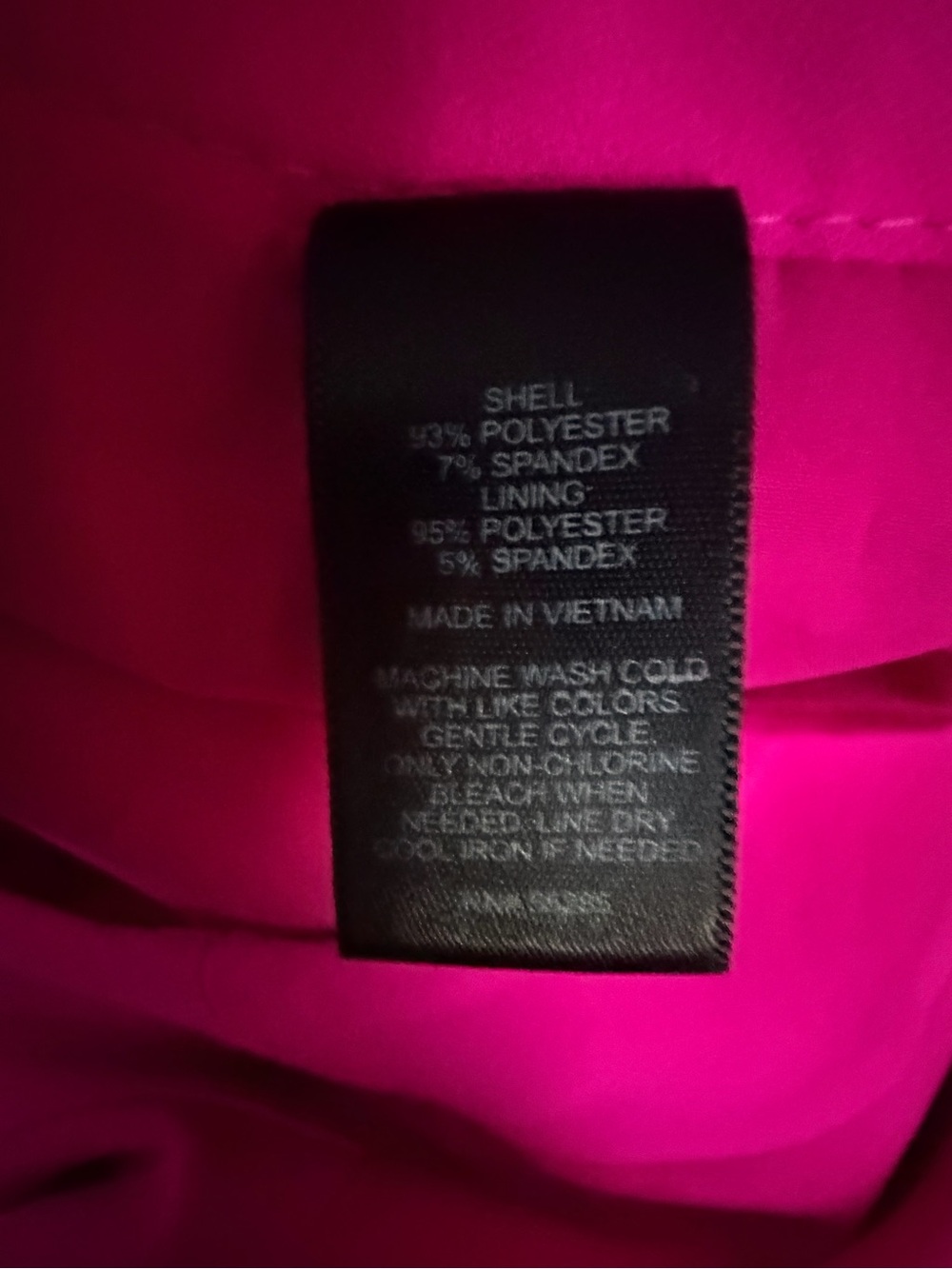 Express Hot Pink Mini A-Line Skirt - Picture 4 of 4